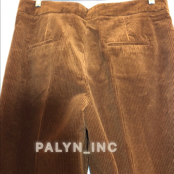 ❤️NWT ZARA BRANDY HIGH WAIST FLARED CORDUROY PANTS - Picture 5 of 6